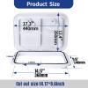 smartmarine White Marine Deck Access Hatch 17.312.4" Boat Hatch & Lid,Rectangle Boat Deck Hatch view 3