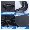 smartmarine 24"x14" Marine Boat Deck Hatch Cover,Boat Access Hatch & Lid, Black/White (Black) view 3