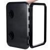 smartmarine 24"x14" Marine Boat Deck Hatch Cover,Boat Access Hatch & Lid, Black/White (Black) view 4