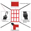 AOLIGEIJS Baseball Net Adjustable Strike Zone Target (Strike Zone Pro, Red) view 3