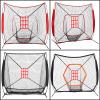AOLIGEIJS Baseball Net Adjustable Strike Zone Target (Strike Zone Pro, Red) view 4