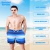 LUCOWEE Mens Swim Trunks with Compression Liner no Chafe Boxer Brief Lined Swimming Trunks Quick Dry UPF 50+ Stretchy 5/7 inch Inseam Bathing Suit Shorts view 2