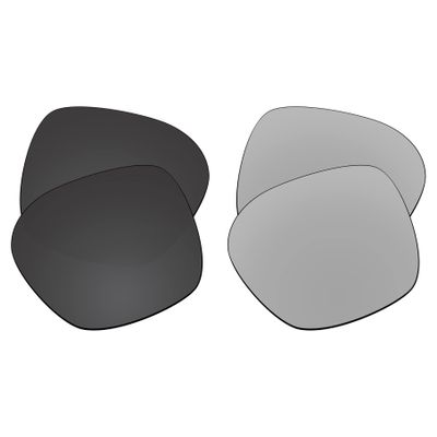 EZReplace Lenses Replacement for Oakley Proxy OO9312 Sunglasses (Polarized Lenses) - Fits Oakley Proxy Frame (Carbon Black+Metal Silver)