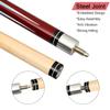 Set of 2 Pool Cues New 58" Billiard Pool Cue Sticks, Hardwood Canadian Maple Professional Billiard Pool Cue Stick 20 Oz(Red) view 4