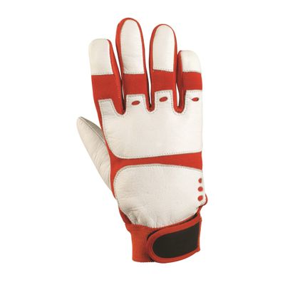 BATTERS GLOVE-YOUTH LARGE-RED