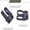 XIXIDIAN Bicycle U-Lock Cable Lock Set with 2 Copper Keys Anti-Theft Bicycle Lock Set Heavy Duty Steel Security Bike Cable ULock Set (Color : Red) view 3