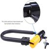 XIXIDIAN Bicycle U-Lock Cable Lock Set with 2 Copper Keys Anti-Theft Bicycle Lock Set Heavy Duty Steel Security Bike Cable ULock Set (Color : Red) view 4