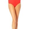 Anne Cole Women's Red Stretch Ruched Lined Convertible Full Coverage High Waisted Swimsuit Bottom 16W view 3