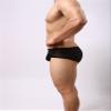 Men's Lace Transparent Thong Underwear Low Rise Lightweight Print Boxer Brief Sport Workout Breathable Swimwear Trunk (Black,Medium) view 4