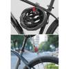 XIXIDIAN Helmet Bike Lock Cable Mini Motorcycle Anti-Theft Bicycle Locks Portable 3 Digit Resettable Cycling Cable Lock (Color : Red) view 2
