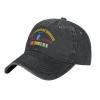 173rd Airborne Brigade Vietnam Veteran Unisex Baseball Cap Cowboy Hat Denim Hat Plain Sun Hat Adjustable Casquette Black view 2