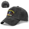 173rd Airborne Brigade Vietnam Veteran Unisex Baseball Cap Cowboy Hat Denim Hat Plain Sun Hat Adjustable Casquette Black view 3