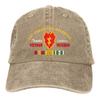 25th Infantry Division Vietnam Veteran Unisex Baseball Cap Cowboy Hat Denim Hat Plain Sun Hat Adjustable Casquette Natural