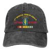 5th Special Forces Group Vietnam Veteran Unisex Baseball Cap Cowboy Hat Denim Hat Plain Sun Hat Adjustable Casquette Black view 1