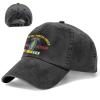 5th Special Forces Group Vietnam Veteran Unisex Baseball Cap Cowboy Hat Denim Hat Plain Sun Hat Adjustable Casquette Black view 3