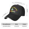 4th Infantry Division Vietnam Veteran Unisex Classic Baseball Cap Sandwich Cap Plain Dad Cap Adjustable Casquette Black view 3