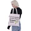 G2TUP Tennis Bags for Women Tennis Player Gifts Tote Bag Im not Swearing Im just Using My Tennis Words Gift for Tennis Lover (Tennis tote) view 2