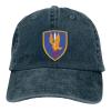 1st Aviation Brigade Unisex Baseball Cap Cowboy Hat Denim Hat Plain Sun Hat Adjustable Casquette Navy view 1