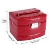 Necklace Ring Storage Box,Jewelry Box,3 Layers Jewelry Necklace Ring Storage Box Case Lady Gift Home Supplies(red), Jewelry Box,Necklace Ring Storage Box,3 Layers Jewjewelry box jewelry case jewe view 4