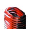 Almencla Elastic Silicone Reel Anti Slip Fishing Reel Handle Grips Baitcaster Knob Covers, Red view 3