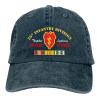 25th Infantry Division Vietnam Veteran Unisex Baseball Cap Cowboy Hat Denim Hat Plain Sun Hat Adjustable Casquette Navy