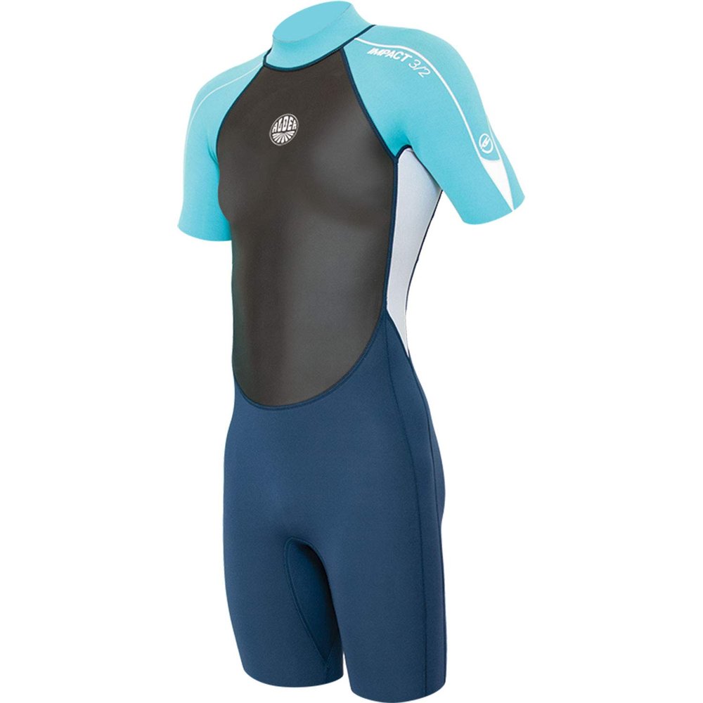 Alder Junior Impact 3/2mm Shorty Wetsuit - Cyan WS22GIS 16Y