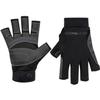 Typhoon Junior Raceline 2.0 Half Finger Sailing Gloves - Black 310251 M view 1