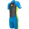 Alder Junior Impact 3/2mm Shorty Wetsuit - Flo Lime WS22JIS 8Y view 1