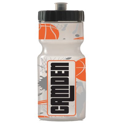 50 Strong 22oz Kids Personalized Basketball Squeeze Water Bottle  BPA-Free with Pull Top Cap  Durable & Reusable for School, Boys & Girls  Made in USA  Custom Name, Team or Number