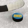 GRAPHICS & MORE Ted Lasso Believe Ice Hockey Puck view 2