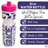 50 Strong 22oz Personalized Kids Squeeze Water Bottle  BPA-Free with Pull Top Cap  Durable & Reusable for School, Boys & Girls  Made in USA  Custom Name, Team or Number view 3