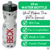 50 Strong 22oz Kids Personalized Soccer Squeeze Water Bottle  BPA-Free with Pull Top Cap  Durable & Reusable for School, Boys & Girls  Made in USA  Custom Name, Team or Number view 3