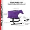 7K Something Calf Sled and Calf Bundle - Orange view 2