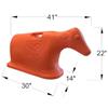 7K Something Calf Sled and Calf Bundle - Orange view 4