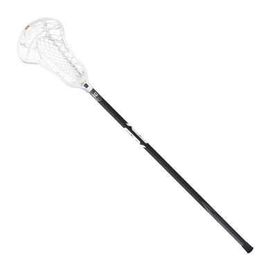 STX Lacrosse Crux Pro Complete Stick with Crux Mesh 2.0 Pocket and Comp-10 Handle, Black