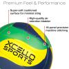 Volleyball Assorted Graphics with Pump Green, Navy, Yellow and Blue, Yellow, White (Pack of 2) view 3