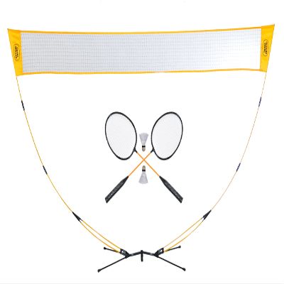 GSI Outdoors, Pop-Up Badminton Set, Perfect for Backyard, Beach, Picnic, BBQ & Camping, Multi 10