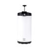 BruTrek by Planetary Design Steel Toe 3.0 Travel Coffee Press - Brew 20 fl.oz On The Go - No Spill Lid, Double Wall Vacuum Insulated Stays Hot for Hours, French Press Coffee (Snowflake White) view 1