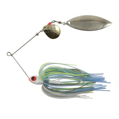 Northland Fishing Tackle Reed Runner Tandem Spin - Premium Spinner Baits for Freshwater - Lures for Bass, Pike, and Musky, Sexy Shad, 3/8 Oz