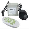 Pactrade Marine Black Aluminum Housing Plug/Transom Underwater Light DC12-24V LED Waterproof IP68 36W Max LED Lengthy Wired with 433MHz Remote Control Red Green Blue White (Single LED) view 1