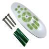 Pactrade Marine Black Aluminum Housing Plug/Transom Underwater Light DC12-24V LED Waterproof IP68 36W Max LED Lengthy Wired with 433MHz Remote Control Red Green Blue White (Single LED) view 4