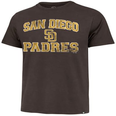 '47 San Diego Padres Espresso Union Arch Franklin Tee T-Shirt (Large), Small-XX-Large