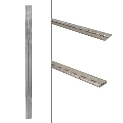 NineFit Basics Aluminum 16 Gauge Marine Grade Boat Piano Hinge, 72 x 1 1/2 Inch