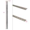 NineFit Basics Aluminum 16 Gauge Marine Grade Boat Piano Hinge, 72 x 1 1/2 Inch view 2