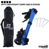 Capelli Sport Speed Agility Ladder, 10 Rung Sports Speed Training Workout Ladder with Carry Bag, Blue, 15 ft view 3