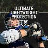 G-Form Unhinged Lacrosse Arm Pads - Breathable & Flexible Padded Arm Guards for Men - Machine Washable Lacrosse Elbow Pads - White, Adult Large view 2