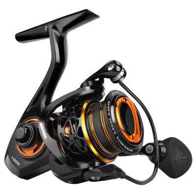 KastKing Zephyr 1000 SFS Spinning Reel Ultralight Spin Finesse System Fishing Reel - Carbon Fiber Construction 7 + 1 Stainless Steel BB Carbon Fiber Drag Braid Line Ready CNC Aluminum Spool