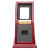 INOOMP Delicate Championship Ring Display Case Dark Red Ring Storage Box Lid for Collectors and Enthusiasts view 1