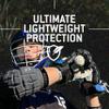G-Form Unhinged Lacrosse Arm Pads - Breathable & Flexible Padded Arm Guards for Men - Machine Washable Lacrosse Elbow Pads - Black, Adult Medium view 2