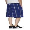 AIRNINE Men's Cargo Plaid Relaxed Loose Fit Shorts (S to 5XL) (4X-Large, Blue/White_P3312) view 3